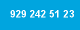 929 242 51 23 929 242 51 23
